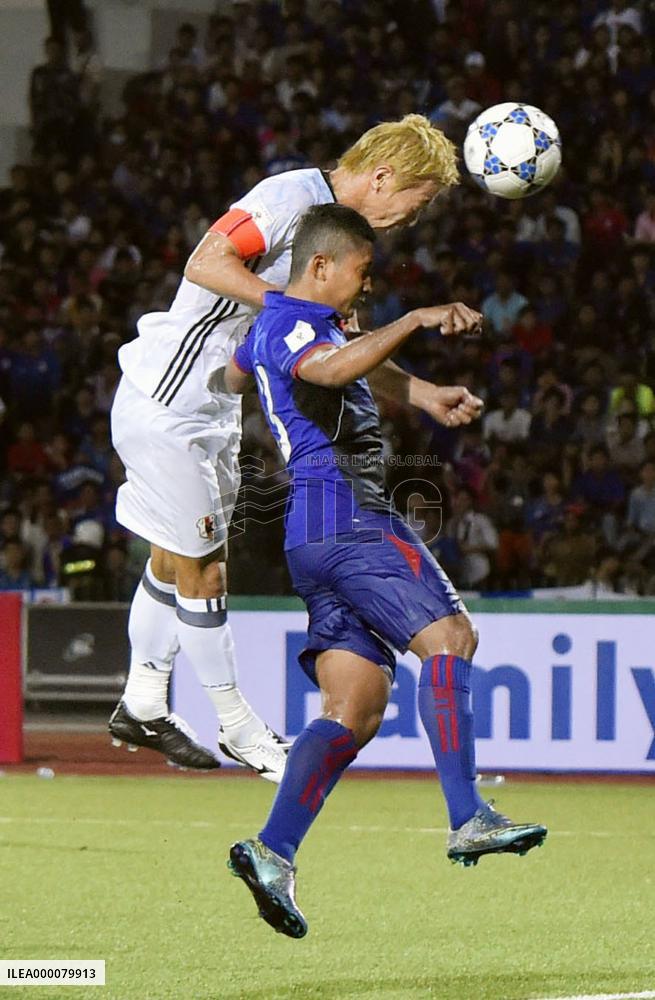 Japan beat Cambodia 2-0 in Asian qualifiers for 2018 World Cup