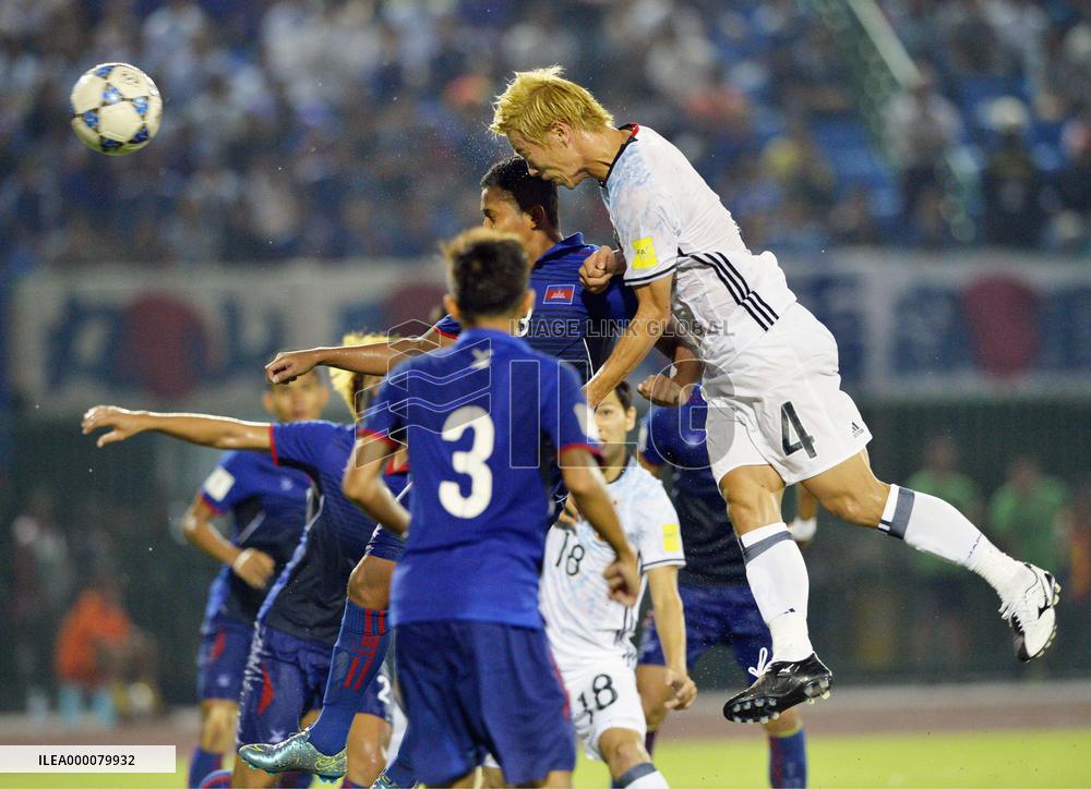 Honda scores in Asian qualifiers for 2018 World Cup