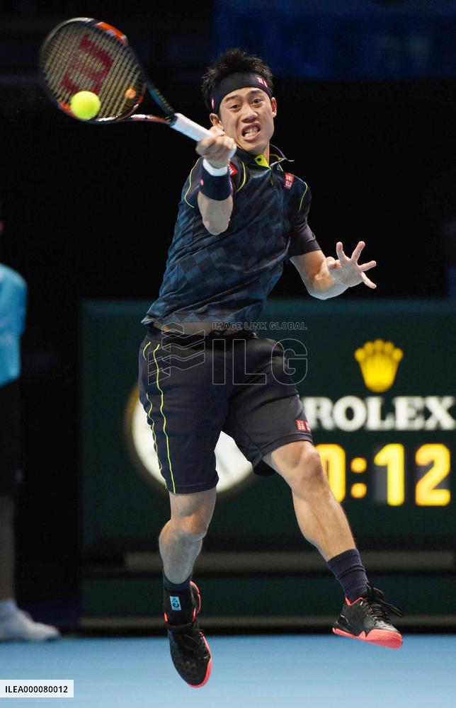 Nishikori knocked out of Tour Finals