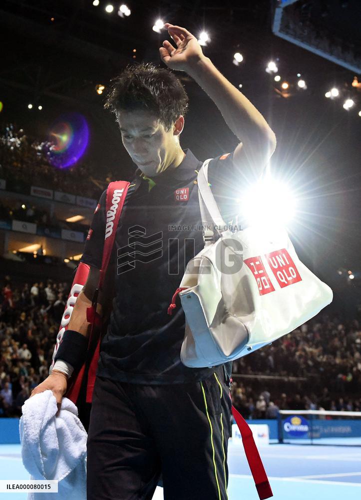 Nishikori eliminated from Tour Finals