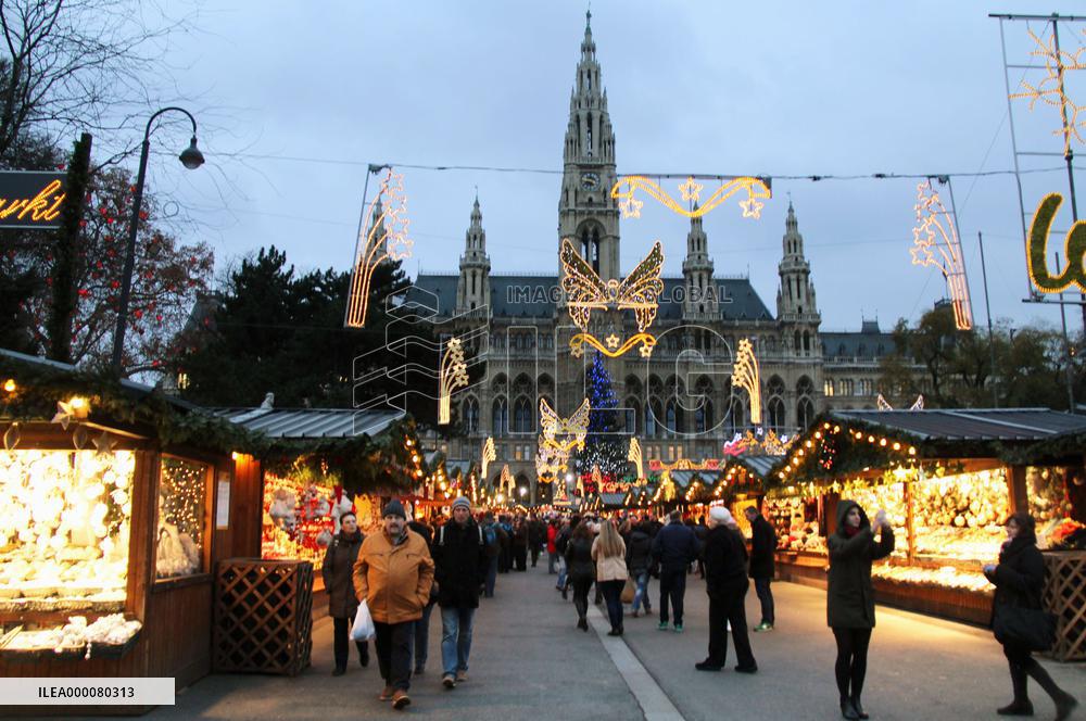Vienna's Christmas market feels impact of terror attacks, migrants