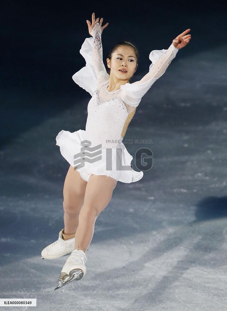 Japan's Miyahara performs during NHK Trophy exhibition