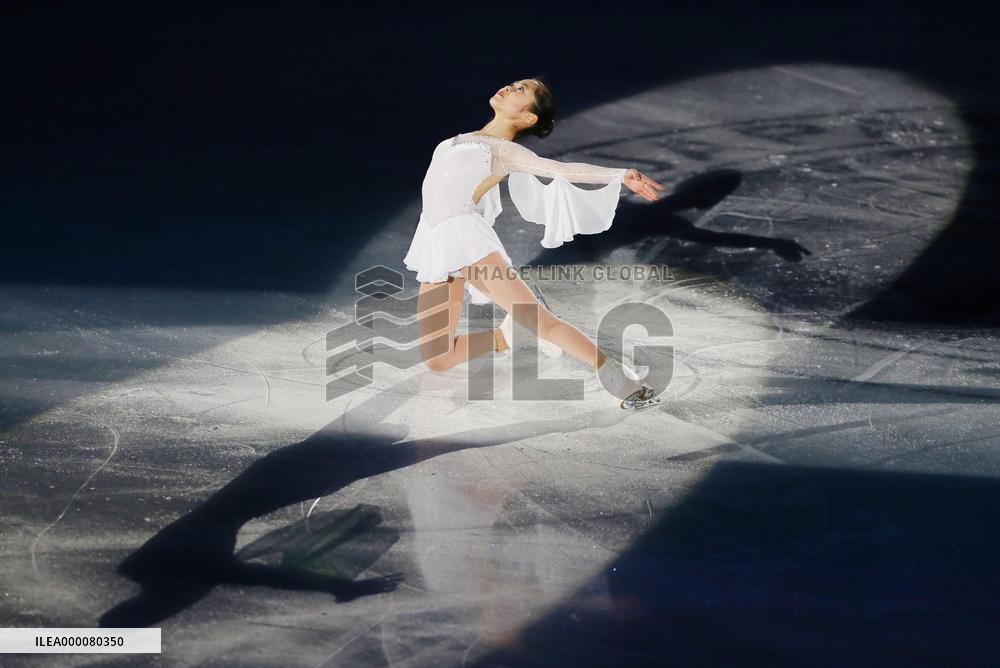 Japan's Miyahara performs during NHK Trophy exhibition
