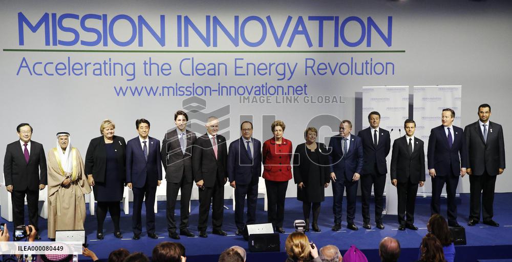 "Mission Innovation" launched at U.N. climate change summit