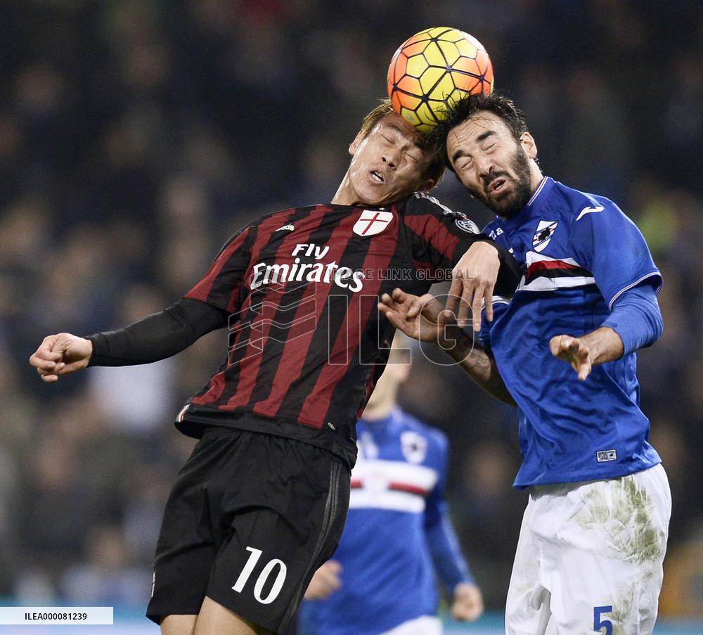 Milan vs. Sampdoria in Coppa Italia