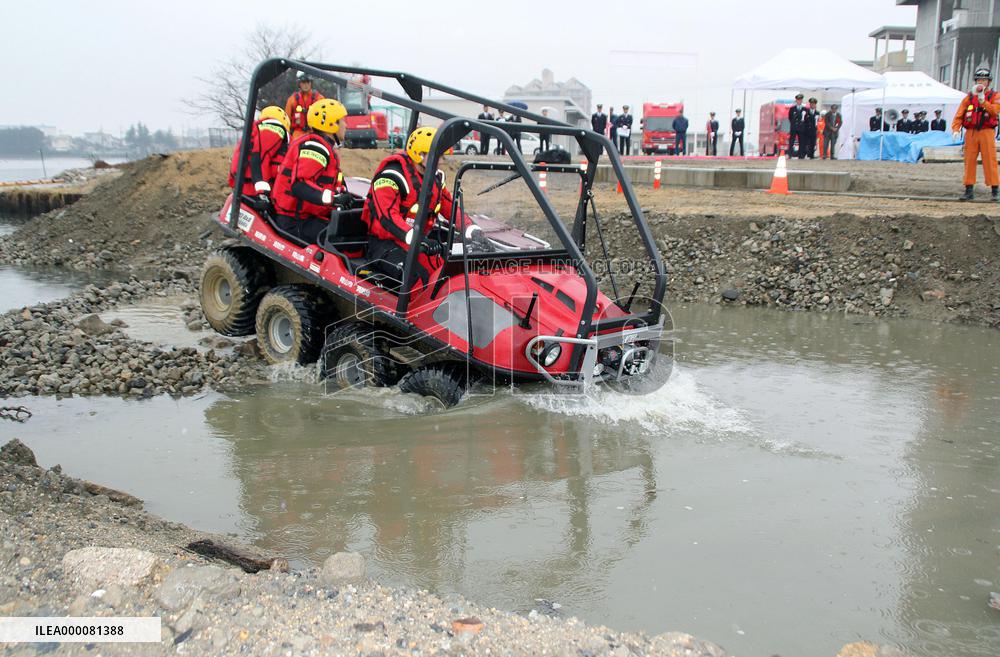 Training facility built in western Japan for tsunami rescue operations