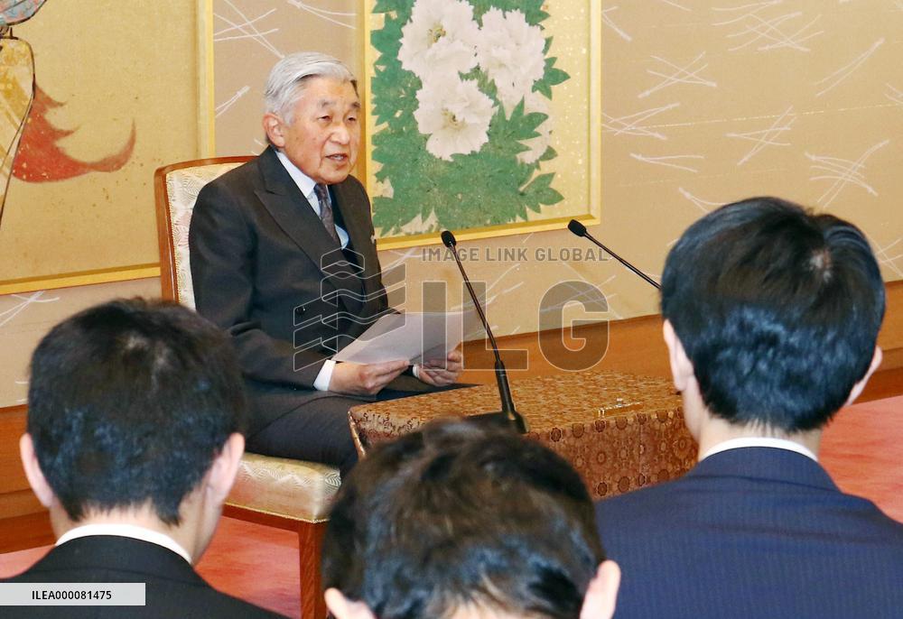 Japanese emperor turns 82, recalls tragedy of WWII