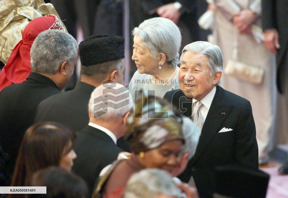 Japanese Emperor Akihito turns 82