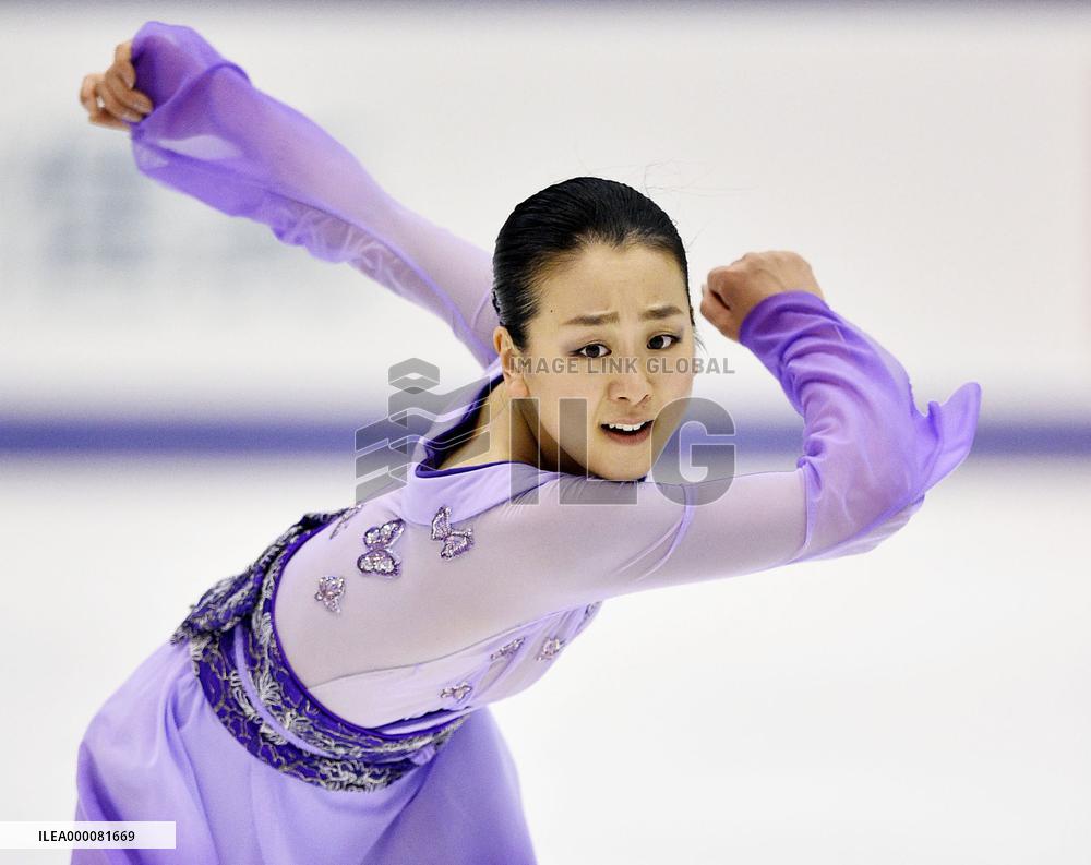 Asada finishes 3rd at figure skating national championships