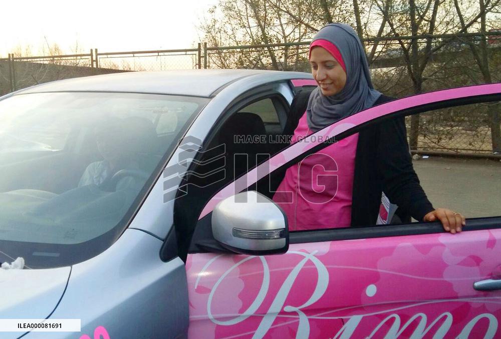 Female-only taxi in Cairo