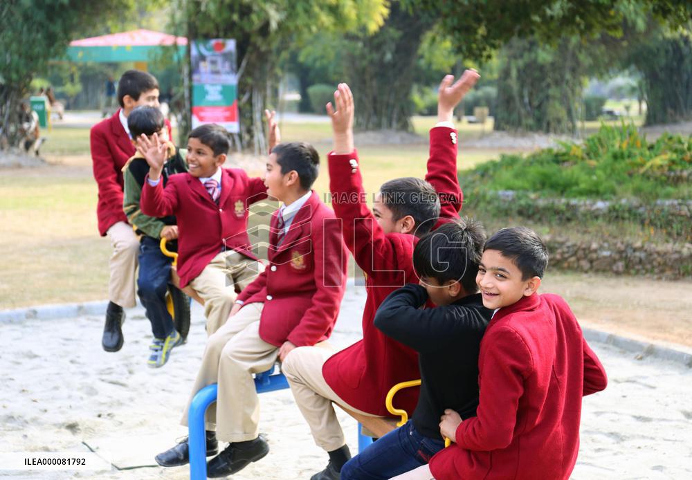Japan donates new playground equipment to Islamabad park