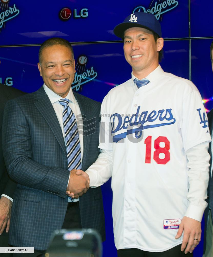 Baseball: Maeda signs 8-year deal with Dodgers