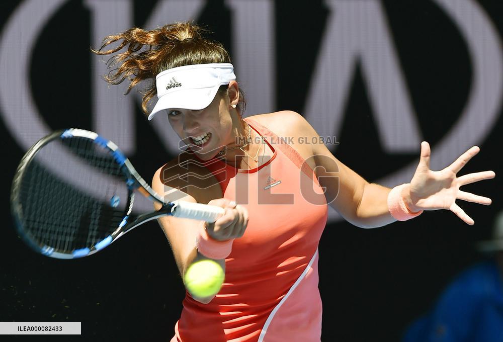 Muguruza through to Australian Open 2nd round