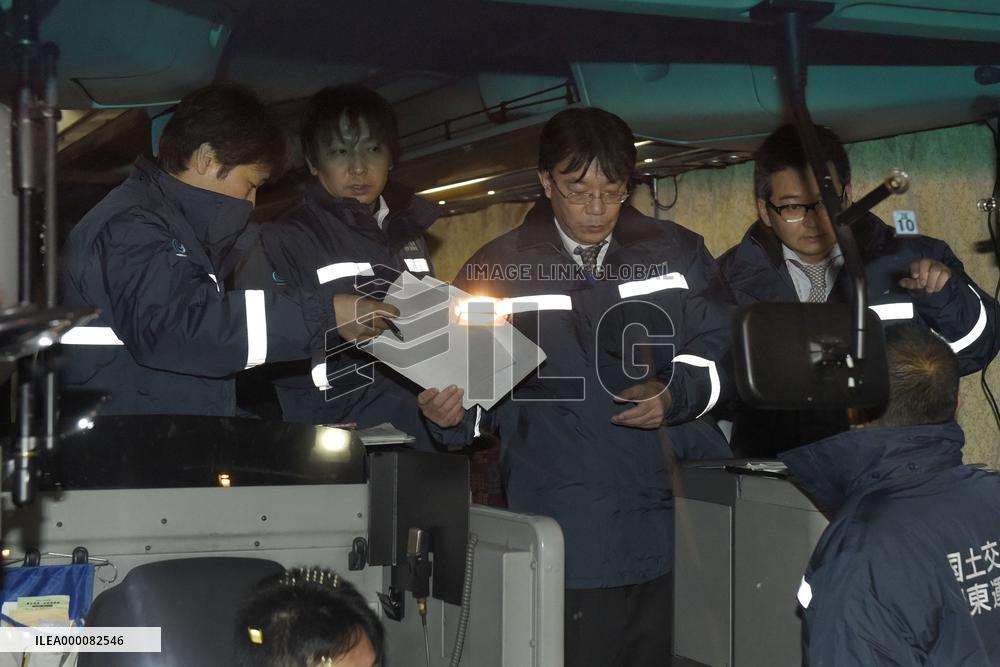 No-notice inspection held on buses after deadly accident