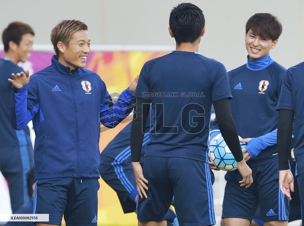 Japan train for Asian c'ship quarterfinal against Iran