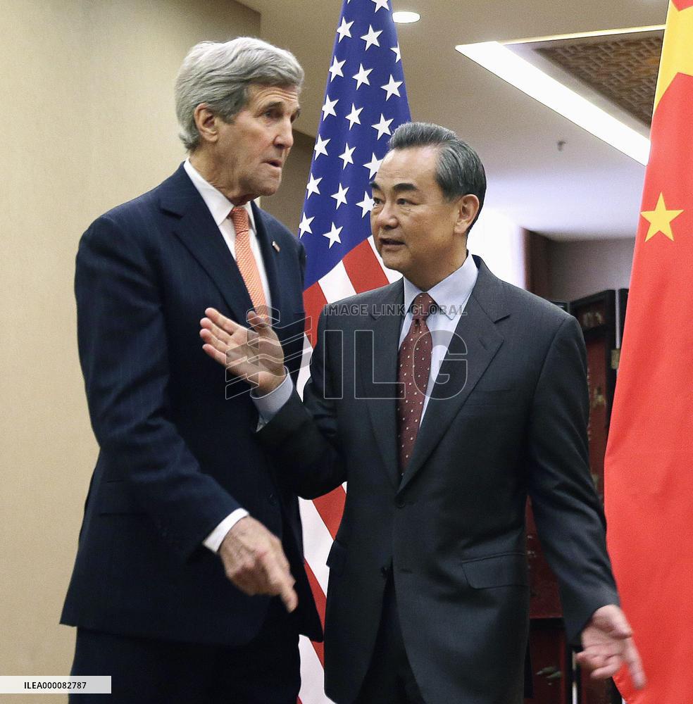 Kerry in China to discuss new steps against N. Korea