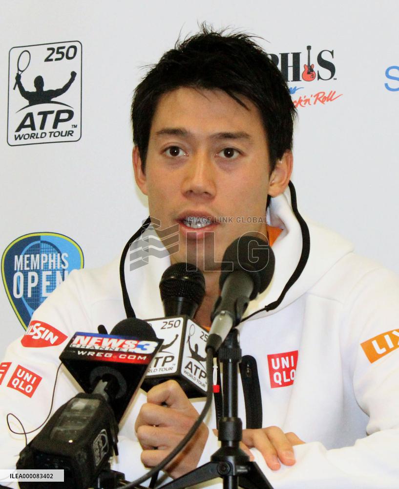 Tennis: Nishikori looking for 4th consecutive Memphis title