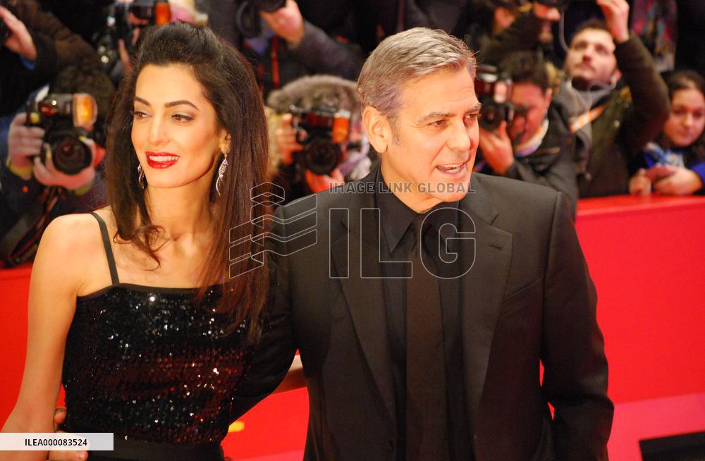 George and Amal Clooney at Berlin film festival