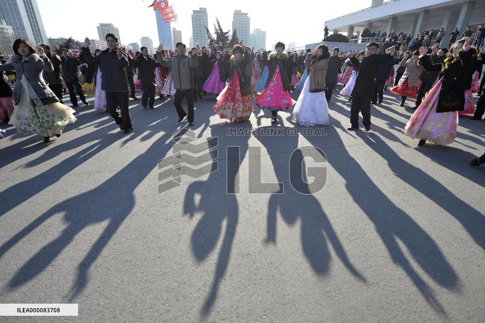 N. Korea basks in afterglow of rocket launch on key anniversary