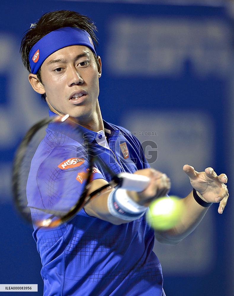 Tennis: Nishikori advances in Acapulco