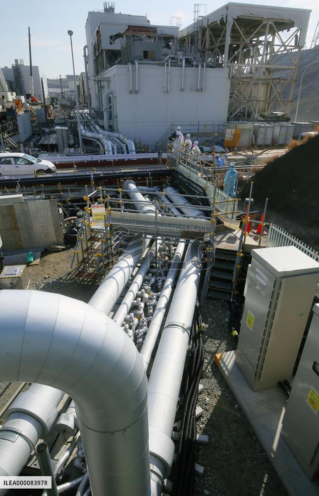 Ductworks for ice walls at Fukushima Daiichi plant