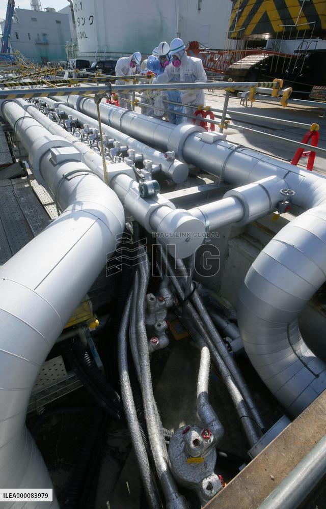 Ductworks for ice walls at Fukushima Daiichi plant