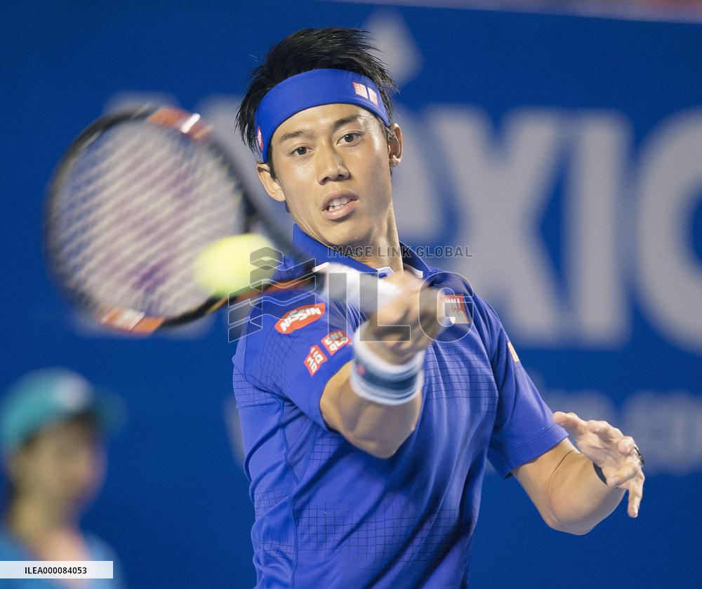 Tennis: Nishikori suffers 2nd-round loss in Acapulco