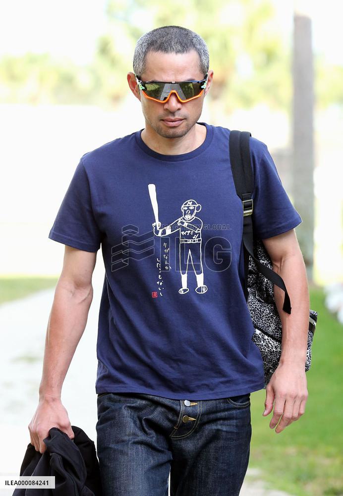 Ichiro Suzuki at Marlins spring training