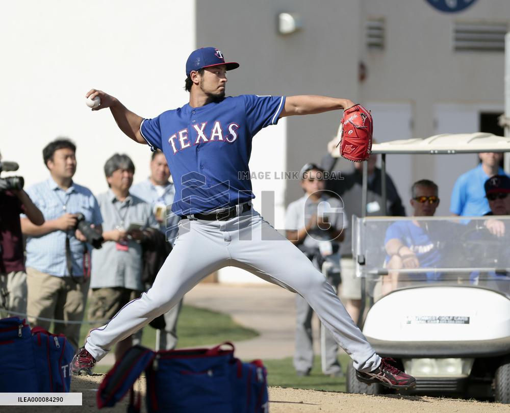 Darvish pain free after throwing from normal mound