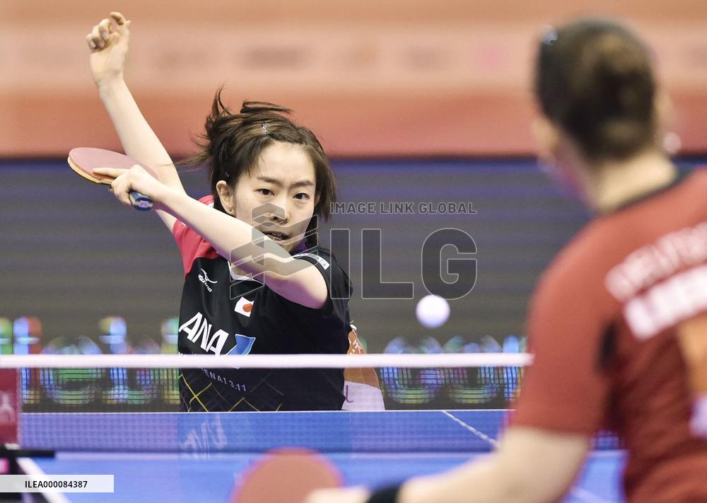 Table Tennis: Japan's women secure medal at world team c'ships