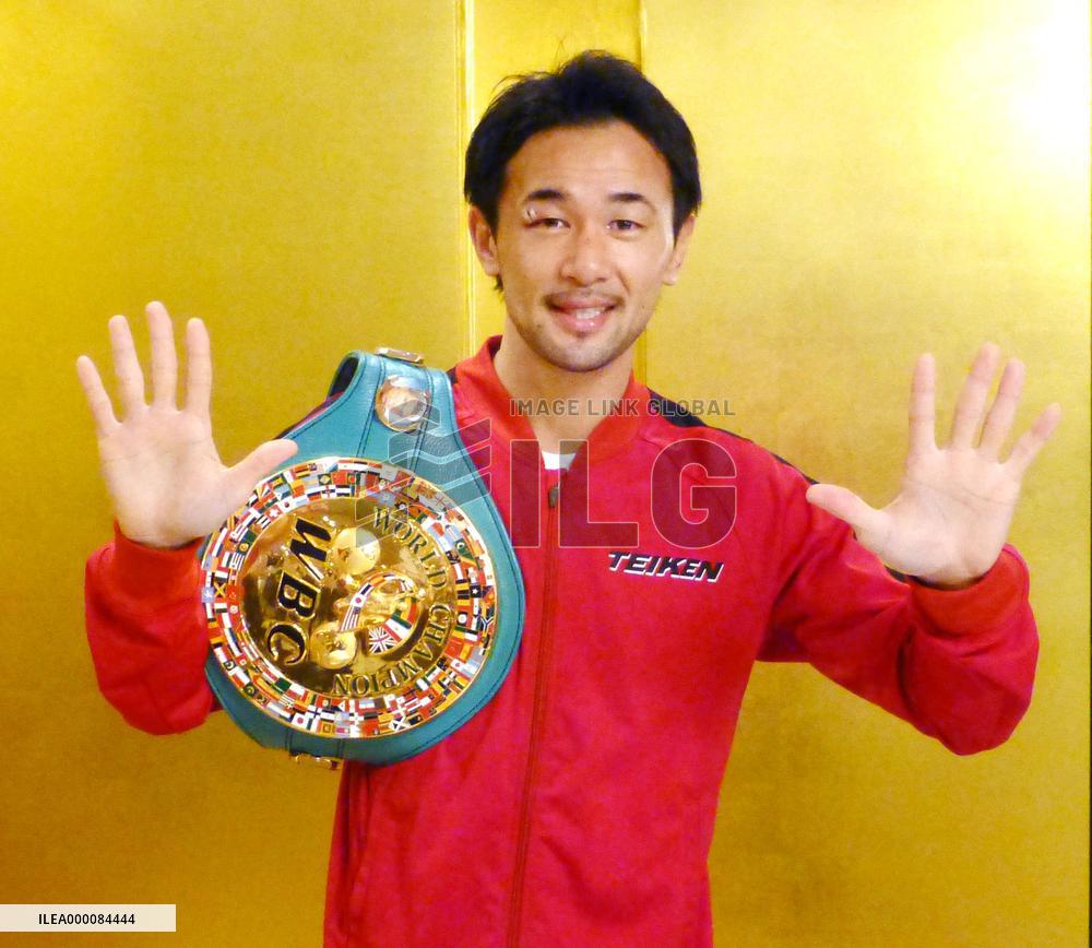 Yamanaka in press confab after retaining WBC title