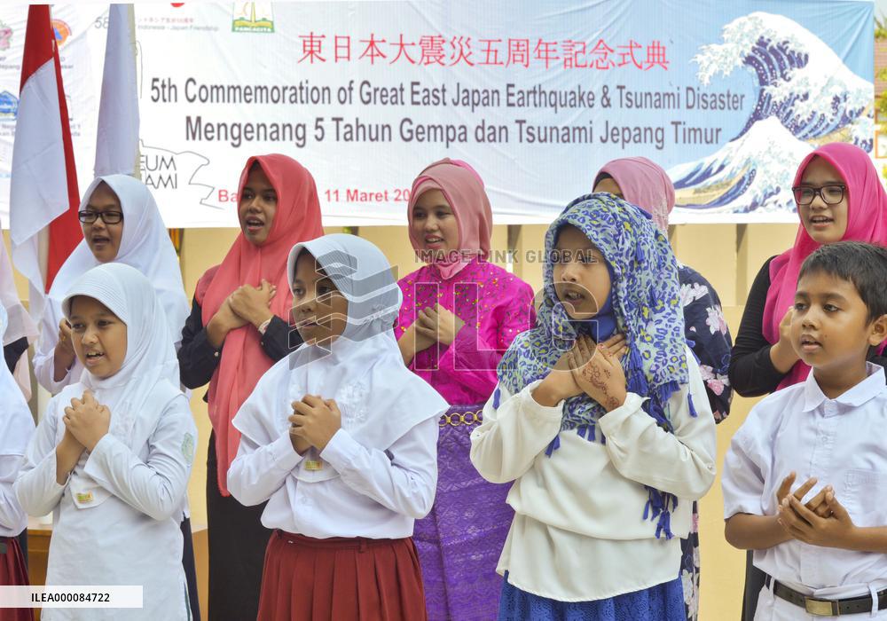 Japan's 5th tsunami anniversary commemorated in Indonesia's Aceh
