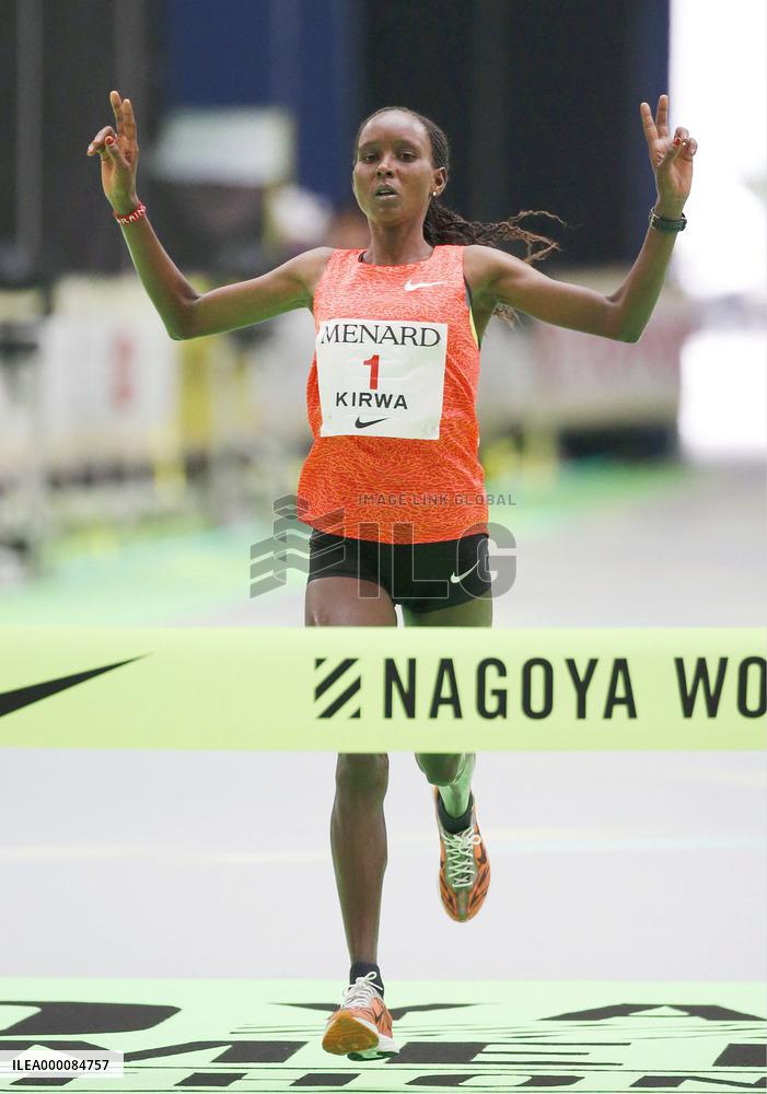 Bahrain's Kirwa defends Nagoya Women's Marathon title