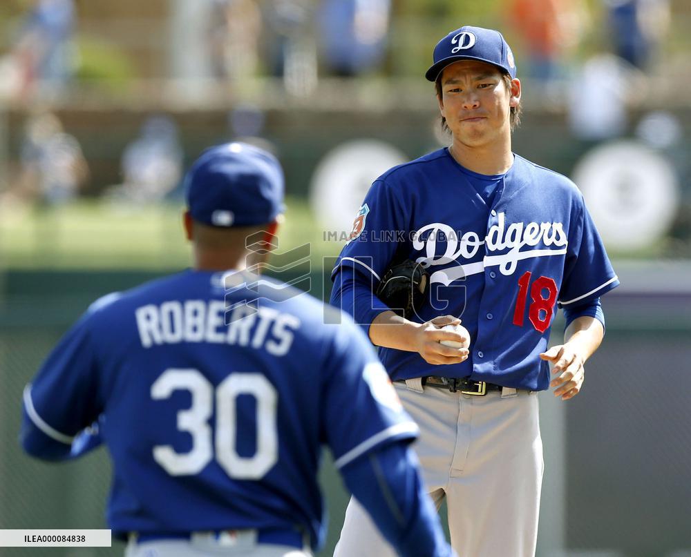 Maeda stung for 1st runs of preseason