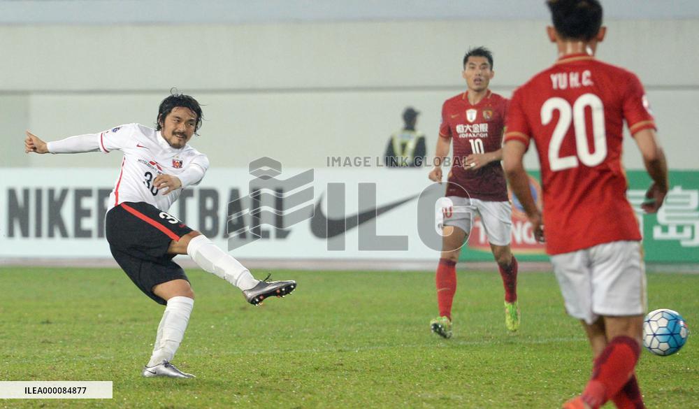 Urawa Reds earn 2-2 draw at Guangzhou Evergrande