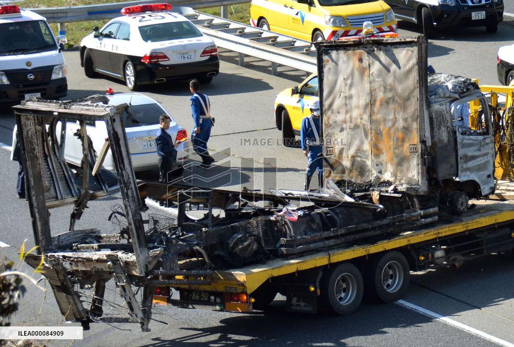 2 dead, about 70 injured in vehicle pileup in Hiroshima tunnel