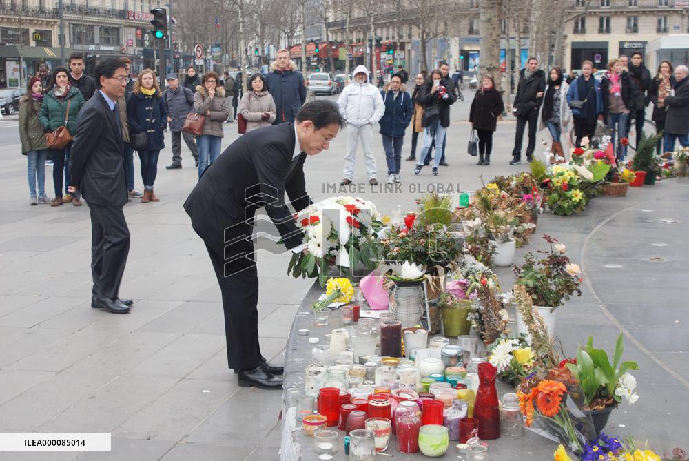 Japan, France to seek int'l commitment to fighting terrorism