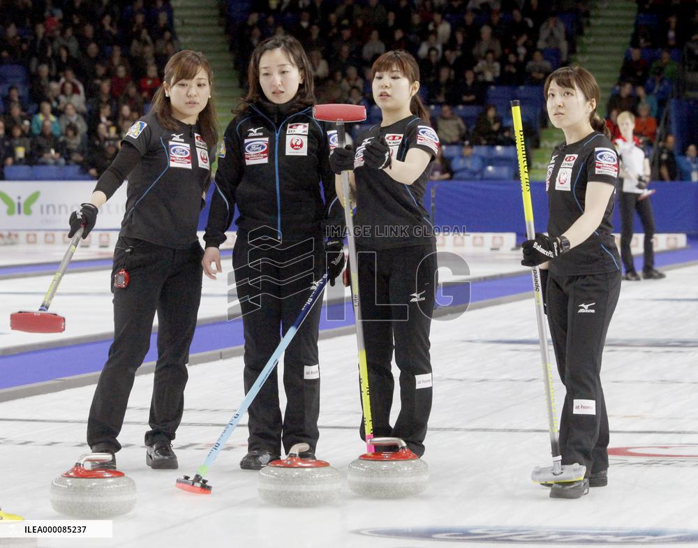 Curling: Japan moves to semifinal in World Women's Curling C'ship