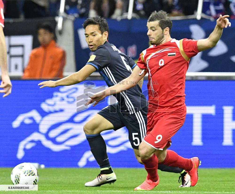 Japan vs Syria in World Cup Asian qualifiers in Saitama