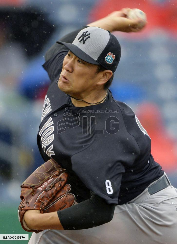 Tanaka pitches 4 innings in rained-out game against Phillies