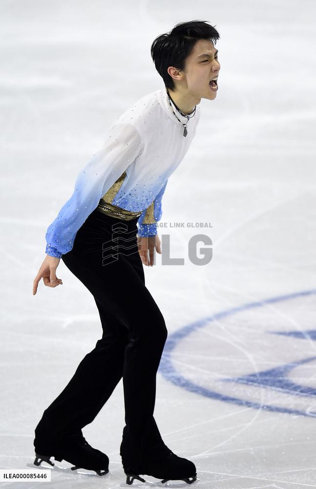 Hanyu 1st after SP at world c'ships