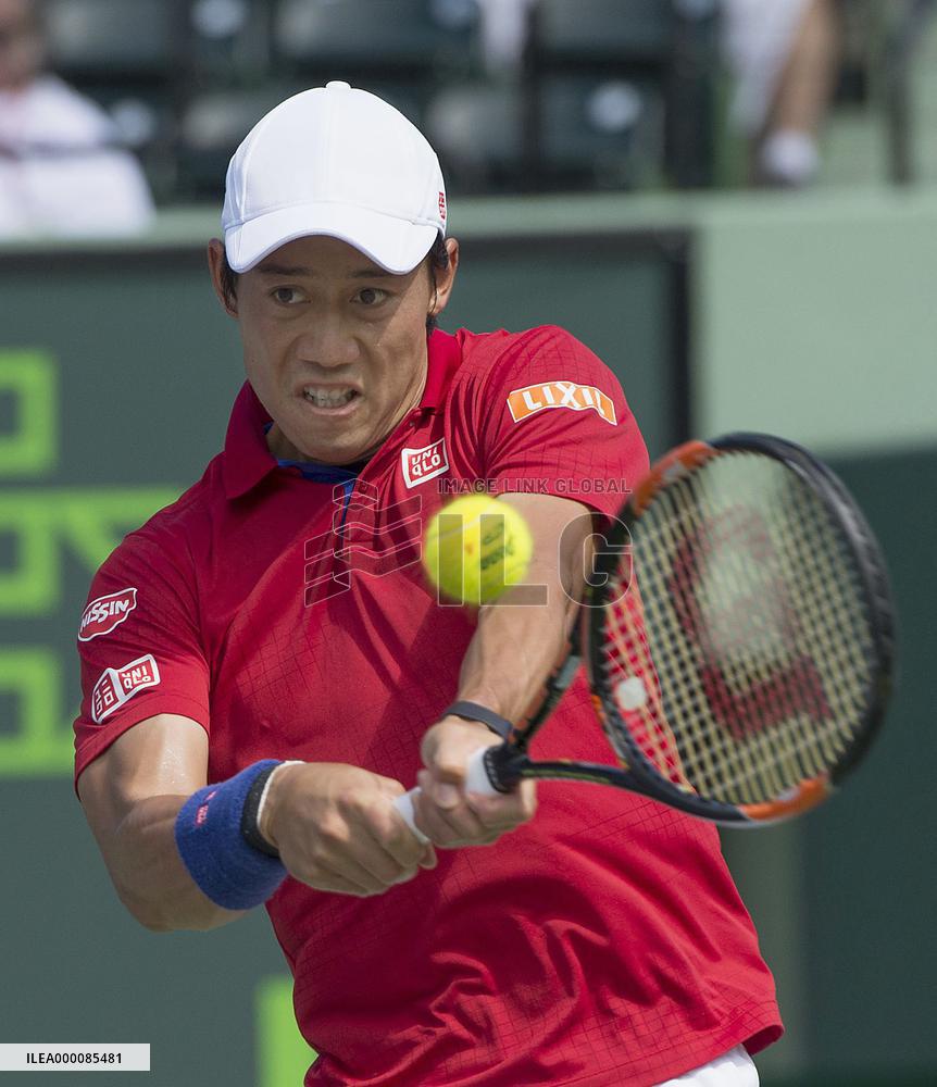 Nishikori advances to Miami Open semifinal