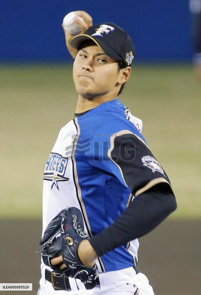 Otani gets no-decision in Fighters' walk-off victory