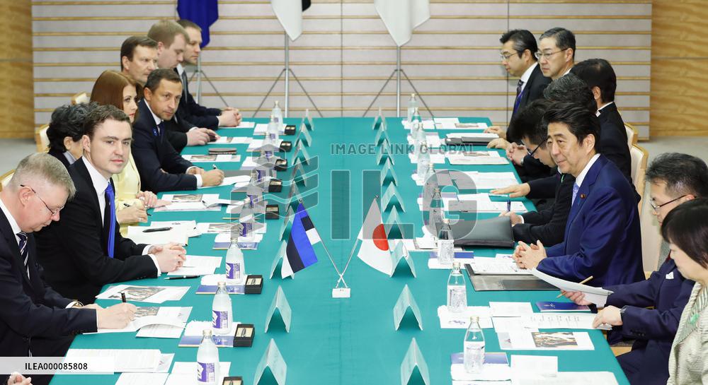 Japan, Estonia eye firmer cooperation in cybersecurity