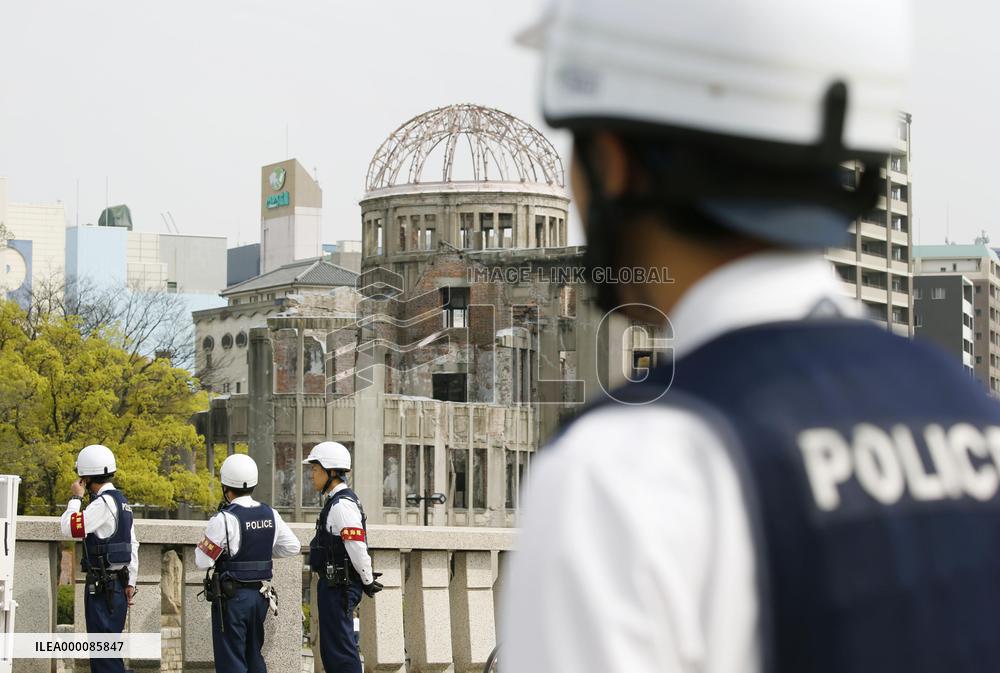 Security tightened ahead of G-7 foreign ministers meeting
