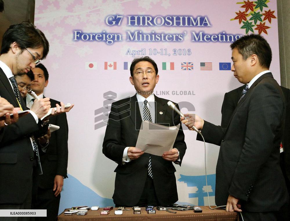 G-7 ministers agree to lead global fight against terrorism