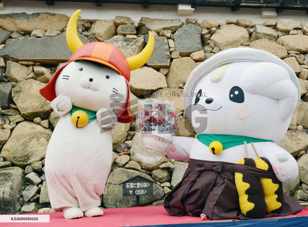 Hikone city mascot Hikonyan turns 10