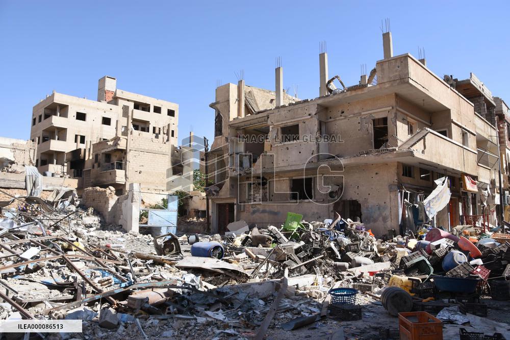 Palmyra in Syria after ISIS's withdrawal