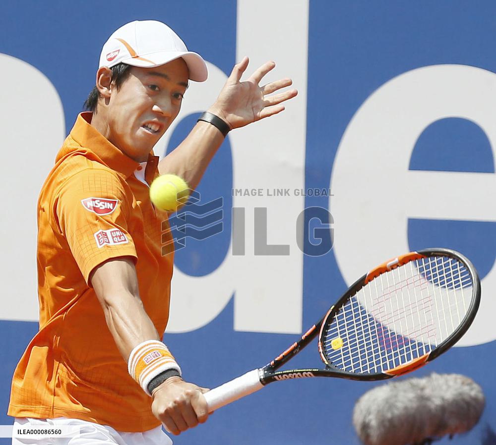 Nishikori one win away from Barcelona Open three-peat