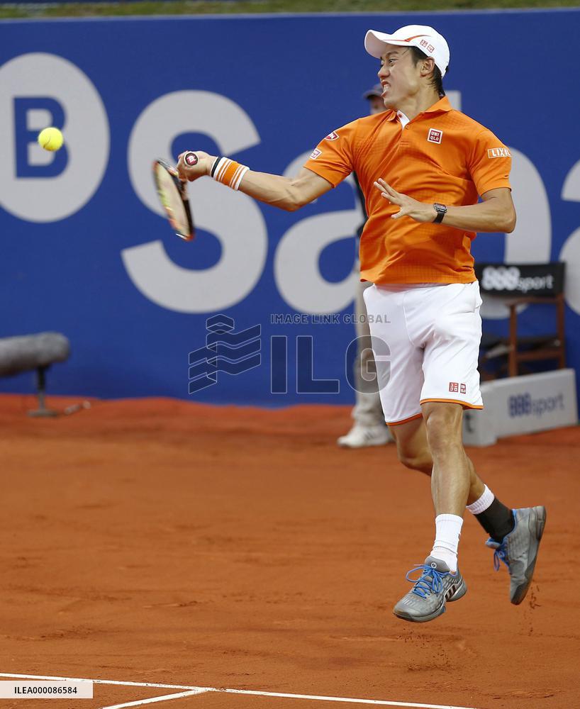 Tennis: Nadal defeats Nishikori in battle of Barcelona champions